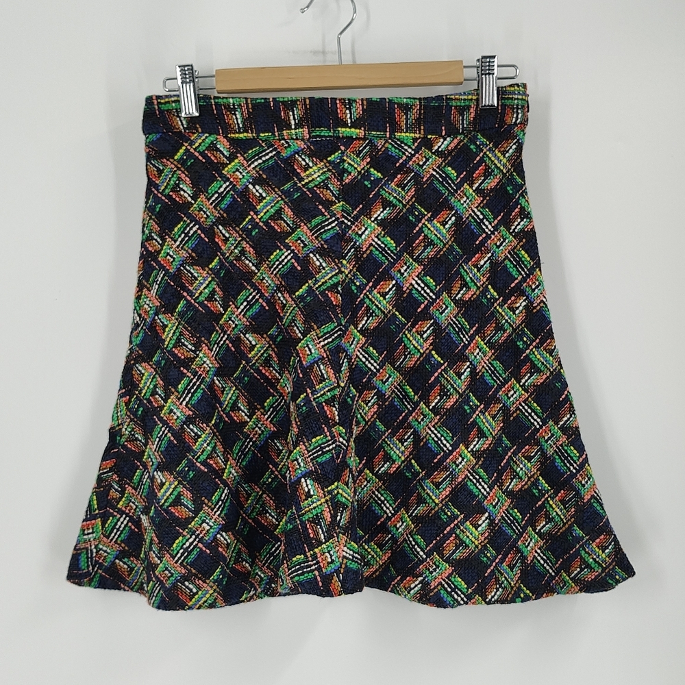 Zara Tweed Flare Skirt